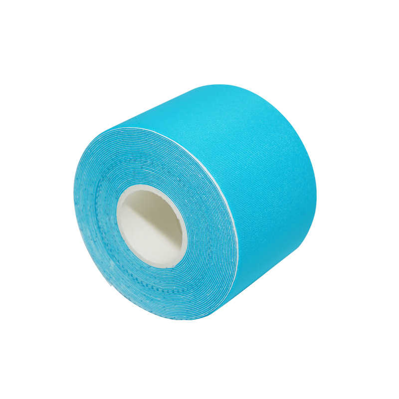 Vierseitiges elastisches Muskelpflaster aus blauem Nylon Kinesiologisches Band